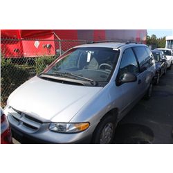 2000 GREY DODGE CARAVAN PASSENGER VAN