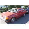 Image 1 : 1985 RED FORD TEMPO GL 4 DOOR SEDAN