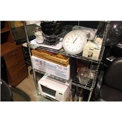 3 SHELVES OF LUNCHROOM GOODS