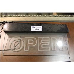 NEON OPEN SIGN