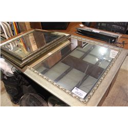2 LARGE DECORATIVE MIRRORS