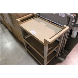 RUBBERMAID MOBILE 3 TIER CART