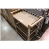 Image 1 : RUBBERMAID MOBILE 3 TIER CART
