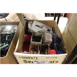 BOX OF ASSORTED SPA EQUIPTMENT