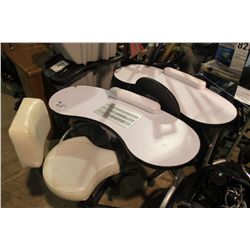 2 NAIL BENCHES & CHAIRS