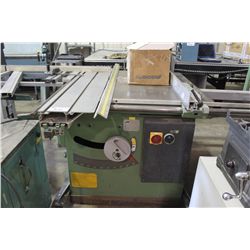 EMA ADJUSTABLE SLIDE BED TABLE SAW