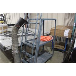 METAL MOBILE INVENTORY CART