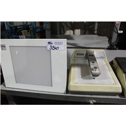 PROOF LIGHT -  X-RIT MACHINE & PITNEY BOWES SCALE