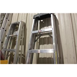 ALUMINUM EXTENSION LADDER & 2 STEP LADDERS