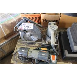 SKILL SAW -  SANDER -  JIGSAW & ANGLE GRINDER