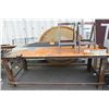 Image 1 : METAL WORK TABLE  -  SAW HORSES & MISCELLANEOUS