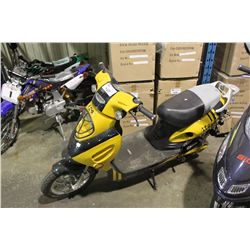 YELLOW ELECTRIC SCOOTER