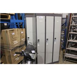 2 SETS OF GREY LOCKERS