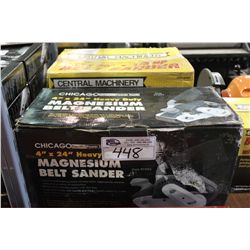 BELT SANDER & HAND BELT SANDER