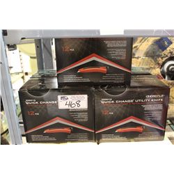 LOT OF QUICK CHANGE UTILITY KNIVES
