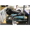 Image 1 : LOT OF ANGLE GRINDERS & BUFFERS