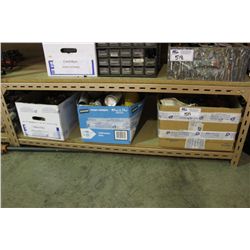 3 BOXES OF TOOLS -  STRAPS & WELDING GOODS