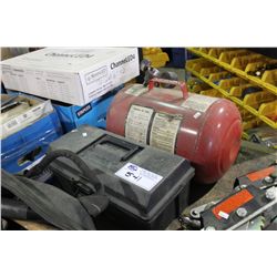 TOOL BOX  -  CONTENTS & PORTABLE AIR TANK