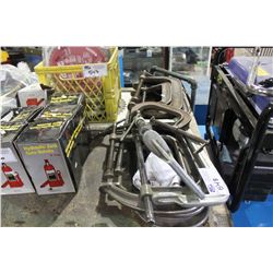 LOT OF C-CLAMPS
