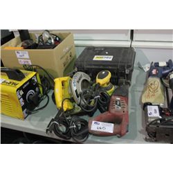 SKILL SAW -  SAWZALL -  PALM SANDER & PELICAN CASE