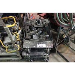 LOT OF CAR DOLLIES & HEAVY MACHINERY DOLLIES