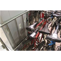 2 RED BRC MOUNTAIN BIKES