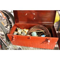 RED TOOL BOX & CONTENTS