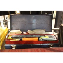BLUE TOOL BOX & CONTENTS