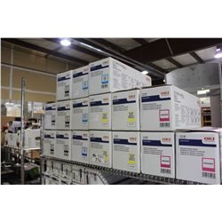 LOT OF OKI CX3641MFP TONER CARTRIDGES