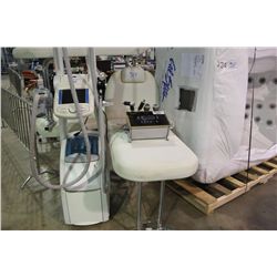 WHITE ADJUSTABLE ESTHETICIAN BED