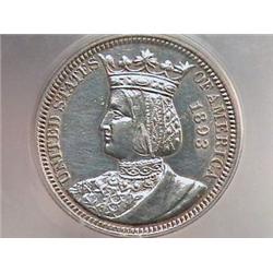 **RARE 1893 Isabella Quarter ** Only 24,419 Minted for the Columbia Expo VF++