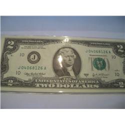 2003-A Unc $2 Note