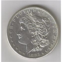 1883-S AU MORGAN SILVER DOLLAR , RARE KEY DATE