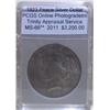 Image 1 : 1923 Silver Peace Dollar  MS-66 PCGS w/Appraisal