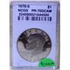 Image 1 : 1978-S Ike Silver Dollar PR-70 Deep Cameo