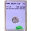 Image 1 : 1935 Mercury Dime ACGS MS-68 FSB