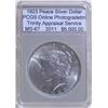 Image 1 : 1923 Peace Silver Dollar MS-67 PCGS w/ Appraisal