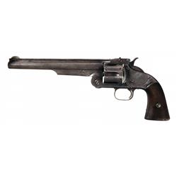 Desirable U.S. Smith & Wesson Model 3 American 1st Model Single Action Revolver with Factory Letter