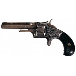 Engraved Smith & Wesson First Model Third Issue Tip-Up Revolver