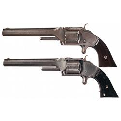 Two Civil War Range Smith & Wesson Model 2 Army Revolvers -A) Smith & Wesson Model 2 Army Revolver