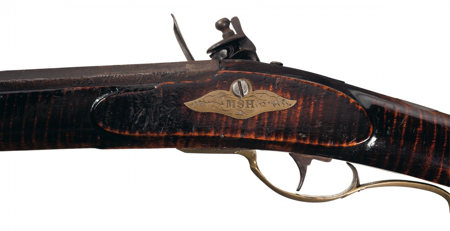 Pennsylvania Attributed Full Stock Flintlock Kentucky Rifle