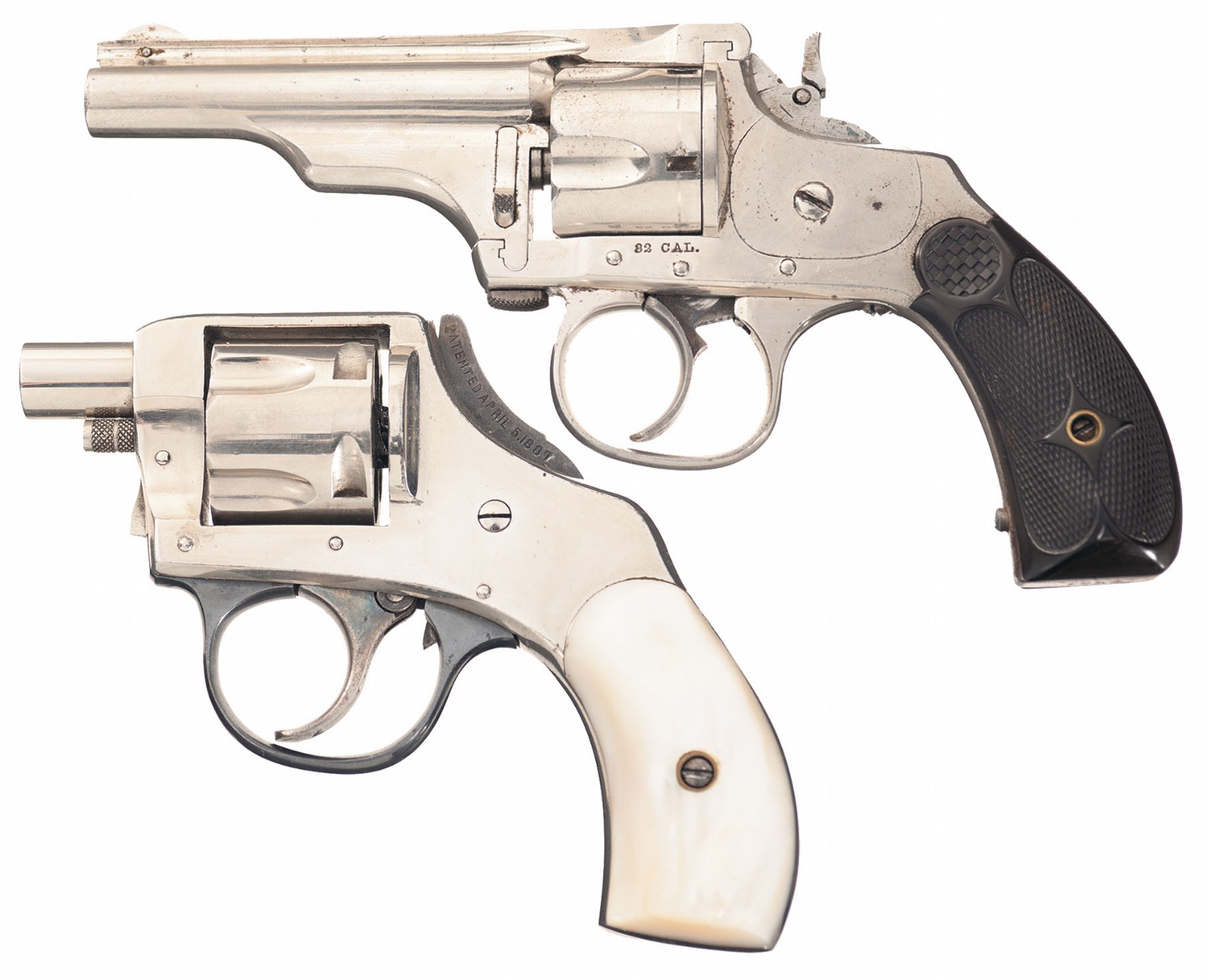 Collector's Lot of Two Double Action Pocket Revolvers A) Merwin