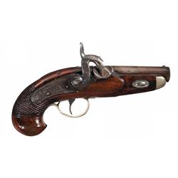 Unique Derringer Marked  Counterfeit  Made Percussion Pocket Pistol