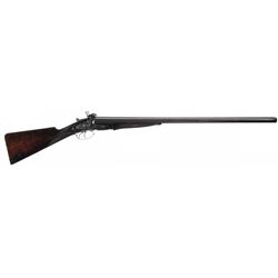 Massive Westley Richards Double Barrel Hammer 8 Gauge Shotgun