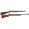Image 1 : Two Target Rifles -A) Stevens Model 414 Armory Model Single Shot Rifle