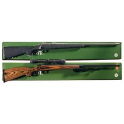 Two Remington Model 700 Bolt Action Rifles -A) Remington Model 700 VS SF Bolt Action Rifle with Box