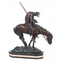 End of the Trail Bronze Sculpture
