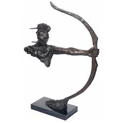 Bronze Native American Archer