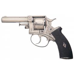 Engraved Webley & Scott Royal Irish Constabulary Revolver with Glasgow Merchant Markings