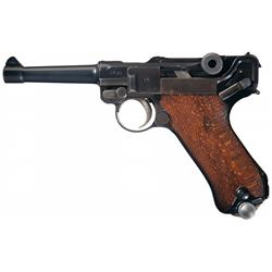 DWM 1920/1921 Double Dated Reworked Semi-Automatic Luger with Holster